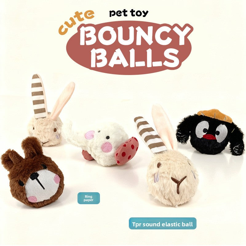 Bite-Resistant Chew Ball with Sound for Pets