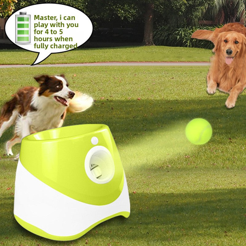 Pet Ball Launcher, Automatic Tennis Ball Launcher for Dogs, Ball Throwing Machine, Pet Toy, Direct Sales, Ready Stock