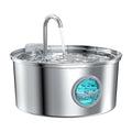 Stainless steel pet water fountain for cats and dogs